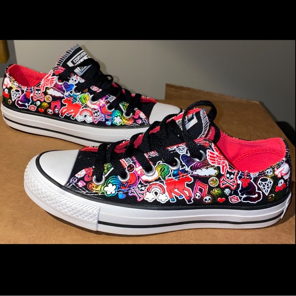 NIB Converse my little pony all star Chuck Taylor sneakers shoes lo top converse - Picture 1 of 9